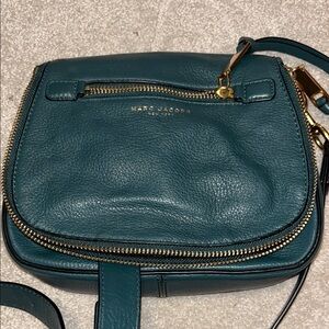 Marc Jacobs Green Leather Crossbody Bag